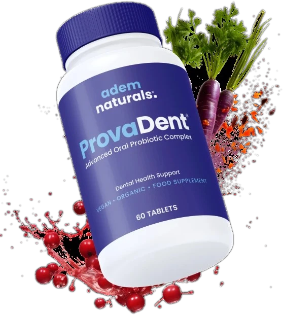 ProvaDent oral probiotic supplement bottle
